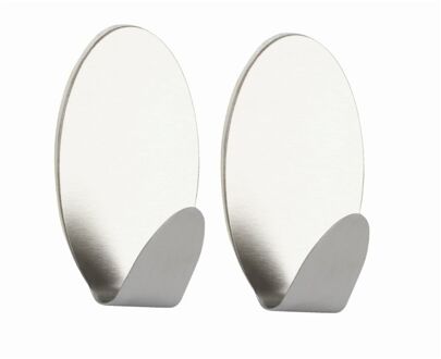 Zelfklevende Haak,roestvrij Staal, 2 Stuks