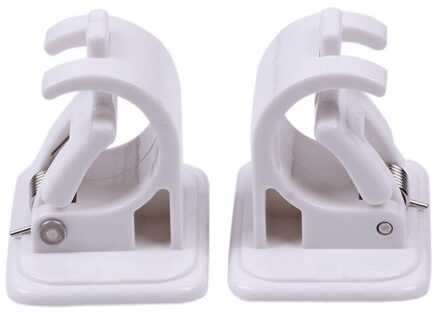 Zelfklevende Haken Gordijn Staaf Clip Vaste Eenvoudige Installatie Punch-Gratis Douche Gordijnen Stok Klem Beugel Badkamer Benodigdheden