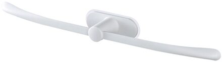 Zelfklevende Handdoek Houder Rek Wandmontage Handdoek Hanger Badkamer Handdoek Bar Plank Multifunctionele Opknoping Haak Badkamer Organizer wit