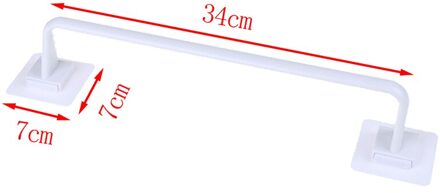 Zelfklevende Handdoek Houder Rek Wandmontage Handdoek Hanger Badkamer Handdoek Bar Plank Rolhouder Opknoping Haak Badkamer Organizer WTL