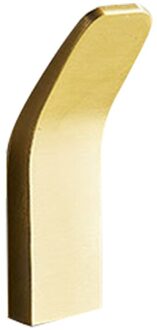 Zelfklevende Handdoek Sleutel Haak Badkamer Kleren Haak Voor Slaapkamer Robe Hook Kapstok Voor Woonkamer Keuken Accessoires B-goud 1stk