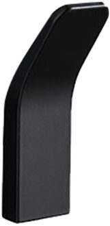 Zelfklevende Handdoek Sleutel Haak Badkamer Kleren Haak Voor Slaapkamer Robe Hook Kapstok Voor Woonkamer Keuken Accessoires B-zwart 1stk