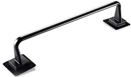 Zelfklevende Handdoek Staaf Muur Badhanddoek Houder Rail Rack Voor Keuken Badkamer Muur Gemonteerde Toiletrolhouder 24.5/34 Cm zwart / 24.5cm