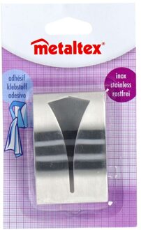Zelfklevende handdoekhouder rvs Tomado Metaltex Zilverkleurig