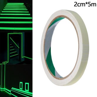 Zelfklevende Lichtgevende Tape Glow In The Dark Waterdichte Groen Licht Lichtgevende Tape Sticker Muursticker Veiligheid Film Stage tape 2CMX5M