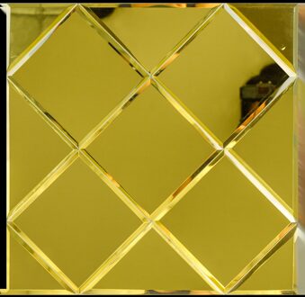 Zelfklevende Mozaïek Tegel - Afimera Gold Glass - Goud - 300x300x4mm