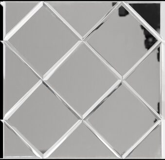 Zelfklevende Mozaïek Tegel - Afimera Silver Glass - Zilver - 300x300x4mm