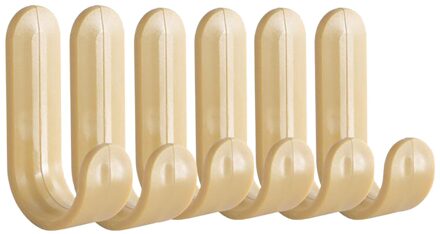 Zelfklevende Muur Hangers Handdoek Haken Plastic Deur Hangers Hoed Rekken Sleutels Hanger Muur Organizer Home Decor Sleutelhouder geel