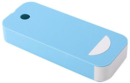 Zelfklevende Onder Bureau Plakken Opbergdoos Organizer Pen Briefpapier Opbergdoos Case School Briefpapier Potlood Lade Pen Houder blauw
