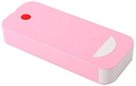 Zelfklevende Onder Bureau Plakken Opbergdoos Organizer Pen Briefpapier Opbergdoos Case School Briefpapier Potlood Lade Pen Houder roze