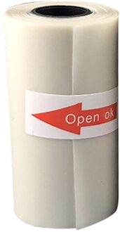 Zelfklevende Printable Sticker Papierrol Direct Thermisch Papier 57*30 Mm Semi-Transparante Print Papier Voor Paperang machine P1/P1S 1stk