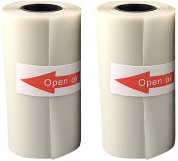 Zelfklevende Printable Sticker Papierrol Direct Thermisch Papier 57*30 Mm Semi-Transparante Print Papier Voor Paperang machine P1/P1S 2stk
