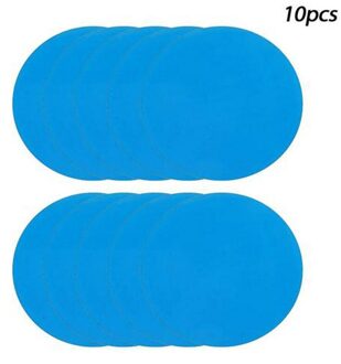 Zelfklevende Pvc Reparatie Patch Ronde Vinyl Zwembad Liner Patch Vinyl Rubberboot Zwembad Reparatie Kit Opblaasbare Boot Stickers A-10stk