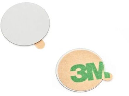 Zelfklevende roestvrijstalen schijfjes voor magneten - Ø15mm