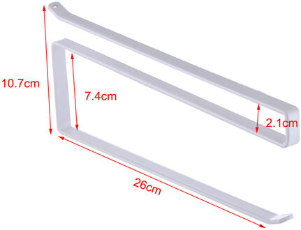 Zelfklevende Roll Houder Stand Organizer Rek Papieren Handdoek Opbergrek Tissue Hanger Kabinet Keuken Accessoires 07