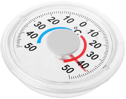 Zelfklevende Ronde Hoge Nauwkeurigheid Thermometer Voor Venster Indoor Outdoor Muur Kas Tuin Thuis