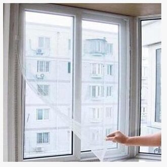 Zelfklevende Soort Anti-Mosquito Venster Scherm Kan Diy Anti-Mosquito Venster Scherm Mesh Met Klittenband