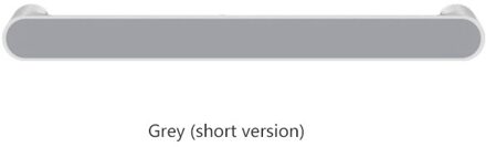 Zelfklevende Wandmontage Badkamer Handdoek Bar Plank Rack Holder Toilet Roll Paper Opknoping Hanger Badkamer Tool Handdoek Houder Grijs / S