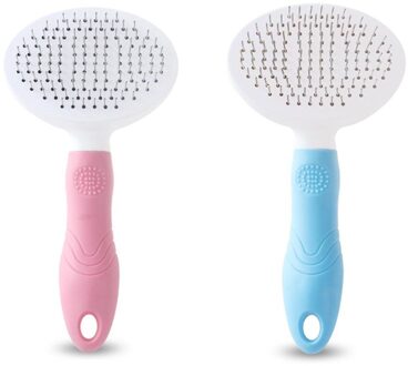 Zelfreinigende Hond Kam Haar Remover Huisdier Haaruitval Kam Pet Hond Kat Borstel Hond Grooming Oliejas Brush Tool brosse Chien Thick needle