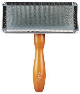 Zelfreinigende Slicker Borstel Voor Hond En Kat Verwijdert Ondervacht Tangled Haar Massages Deeltje Huisdier Kat Kam Verbetert De Bloedsomloop nee Dots / S (12.5x6.5cm)