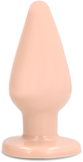 Zelfsmerende 5 Inch Buttplug - Vleeskleurig.
