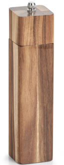 Zeller 1x Luxe peper/zout molens acacia hout 21 cm