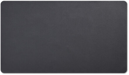 Zeller Bureau onderlegger - kunstleer - zwart - 40 x 70 cm
