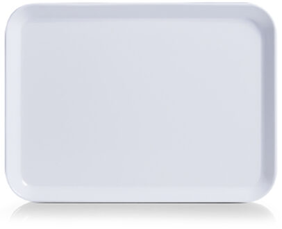 Zeller Dienblad - rechthoek - wit - kunststof - 24 x 18 cm