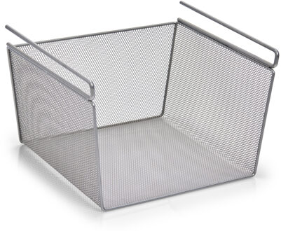 Zeller Kastmandje - opberg/hang mandjes - metaal - 29 x 26 x 19 cm