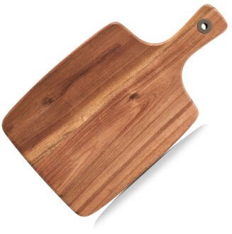 Zeller keuken Snijplank - Rechthoekig met Handvat - Acaciahout - 32 x 18 cm