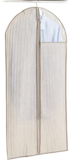 Zeller Kledinghoes - Beige - Polyester/kunststof - 60 x 120 cm - ritssluiting