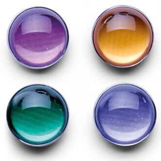 Zeller koelkast/whiteboard magneten - 4x - 2,5 cm - Magneten