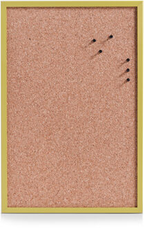 Zeller Prikbord incl. punaises - 40 x 60 cm - groen - kurk