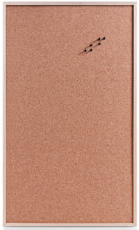 Zeller Prikbord - kurk - XXL formaat - 60 x 100 cm - memobord