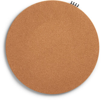 Zeller prikbord/wandbord rond - incl. punaises - 44 cm - kurk