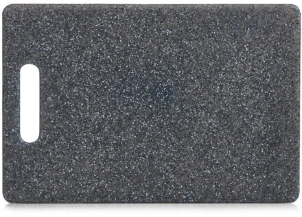 Zeller Snijplank - antraciet - 30x20 cm - kunststof - vaatwasserbestendig - dubbelzijdig