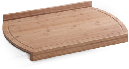 Zeller Snijplank - bamboe - met rand en sapgroef - 58 x 38 cm - hout