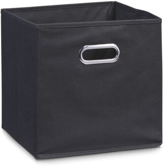 Zeller Storage Box, Black, Non-woven Zwart