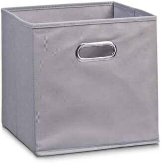 Zeller Storage Box, Grey, Non-woven Grijs