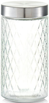 Zeller Storage Glass 1500 Ml W. Metal Lid