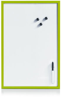 Zeller Whiteboard/memobord magnetisch incl. marker en magneten - 40 x 60 cm - groen