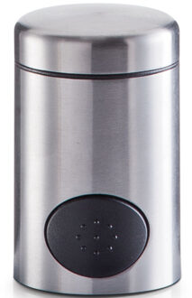 Zeller Zoetjes dispenser - 8,5 cm - RVS - Koffie/thee drinken - Zoetstof tabletten