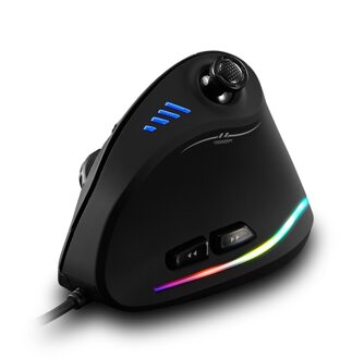 Zelotes C-18 Verticale Kabel Game LED Programmeerbare Afstandsbediening Muis Voor Ergonomie Voor Ergonomie Muizen Voor Laptop PC Muis