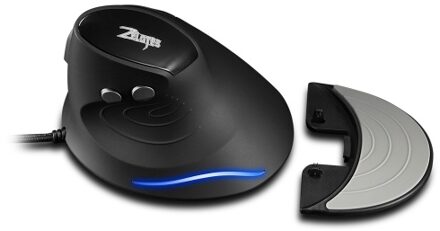 ZELOTES T-30 Wired Optical Mouse Vertical Mouse USB Wired Gaming Mouse 6 Keys Ergonomic Mice with 4 Adjustable DPI for PC Laptop