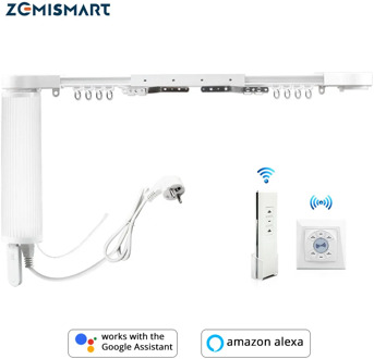 Zemismart Smart Curtain Blind Motor Alexa Echo Google Home Tuya WiFi Control Broadlink RF Control Electric Stage Curtains