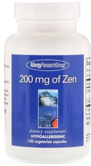 Zen 200 mg 120 Vegetarian Capsules - Allergy Research Group