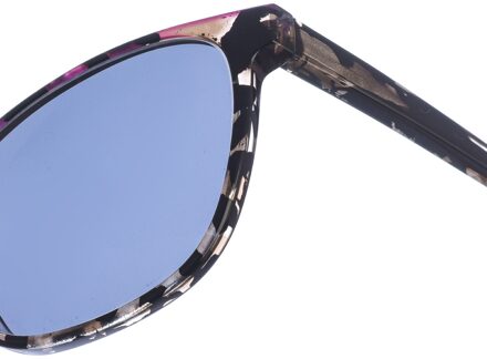 Zen Acetaat zonnebril met kattenogen Z496 dames - maat Donkerblauw