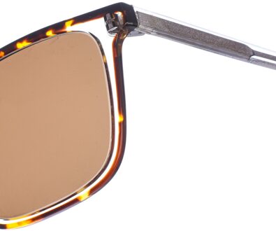 Zen Ricart zonnebril met vierkante vorm Z488 unisex Bruin