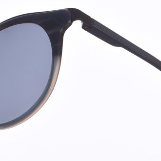 Zen Unisex Pantos Z431 Vorm zonnebril van acetaat en metaal - maat Donkergrijs