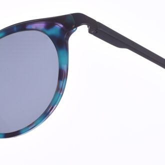 Zen Unisex Pantos Z431 Vorm zonnebril van acetaat en metaal - maat Donkergrijs